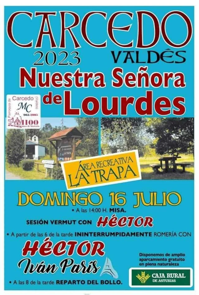 Fiesta de Nuestra Señora de Lourdes 2023 en Carcedo