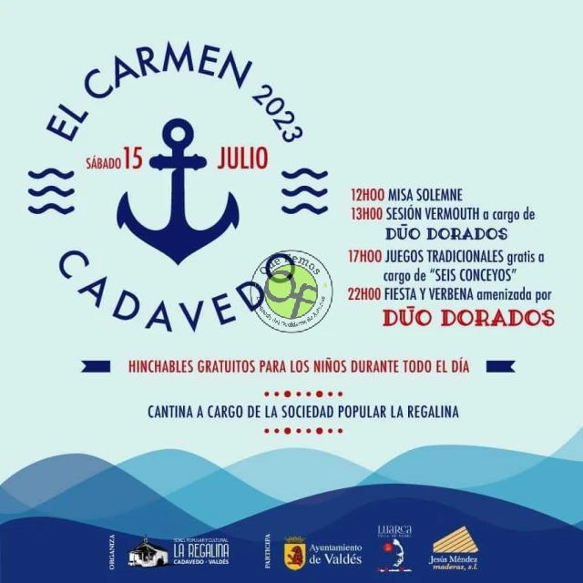 Fiesta del Carmen 2023 en Cadavedo