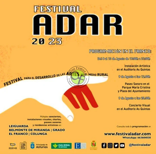 Festival ADAR 2023 en El Franco