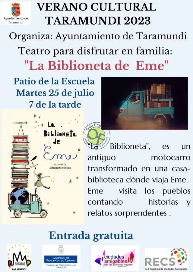 La Biblioteca de Eme llega a Taramundi con su teatro familiar
