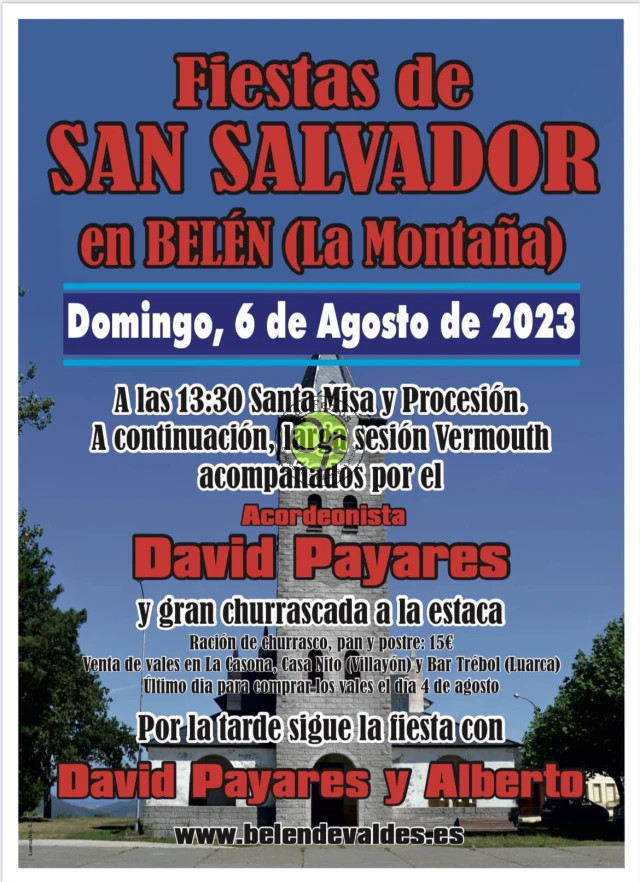 Fiestas de San Salvador 2023 en Belén 