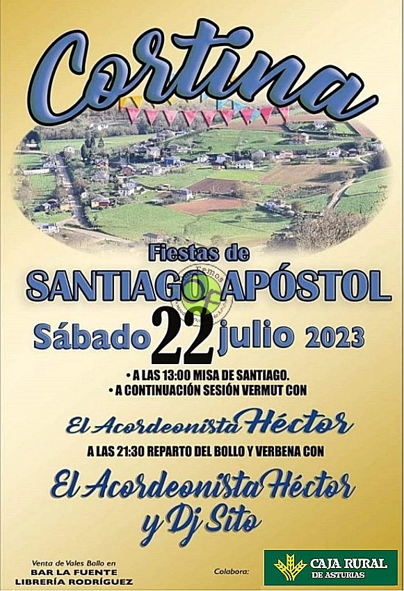 Fiesta de Santiago Apóstol 2023 en Cortina