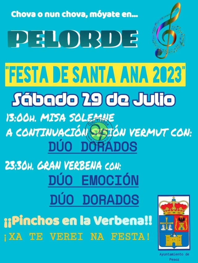 Festa de Santa Ana 2023 en Pelorde