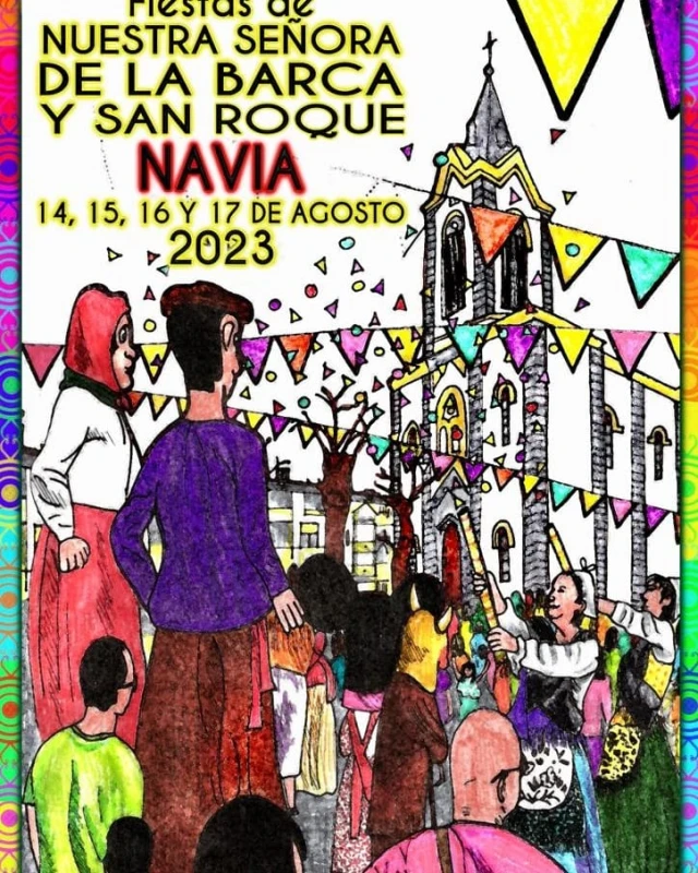 Fiestas de Nuestra Señora de la Barca y San Roque 2023 en Navia
