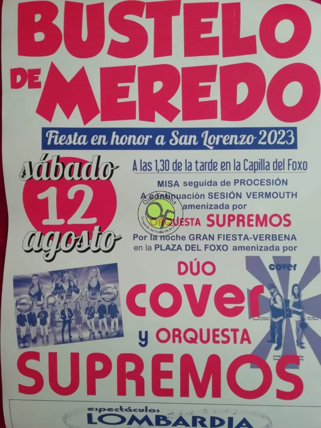 Fiestas de San Lorenzo 2023 en Bustelo de Meredo