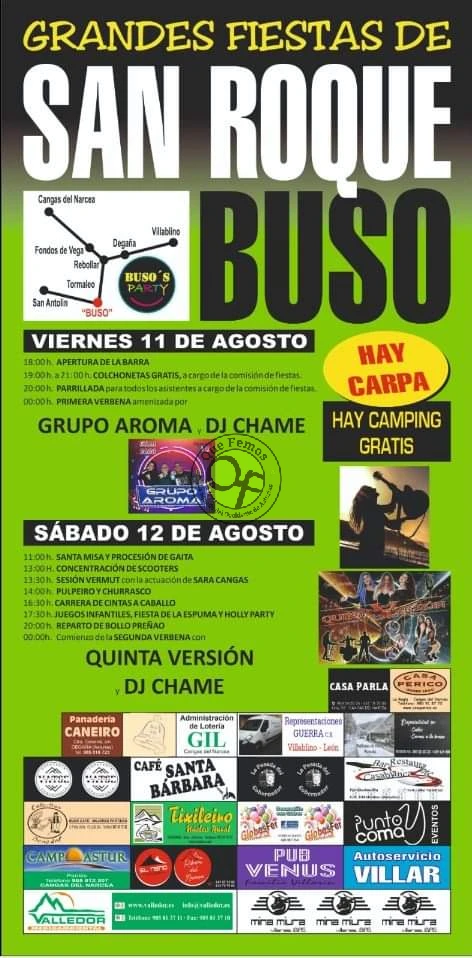  Fiestas de San Roque 2023 en Buso 