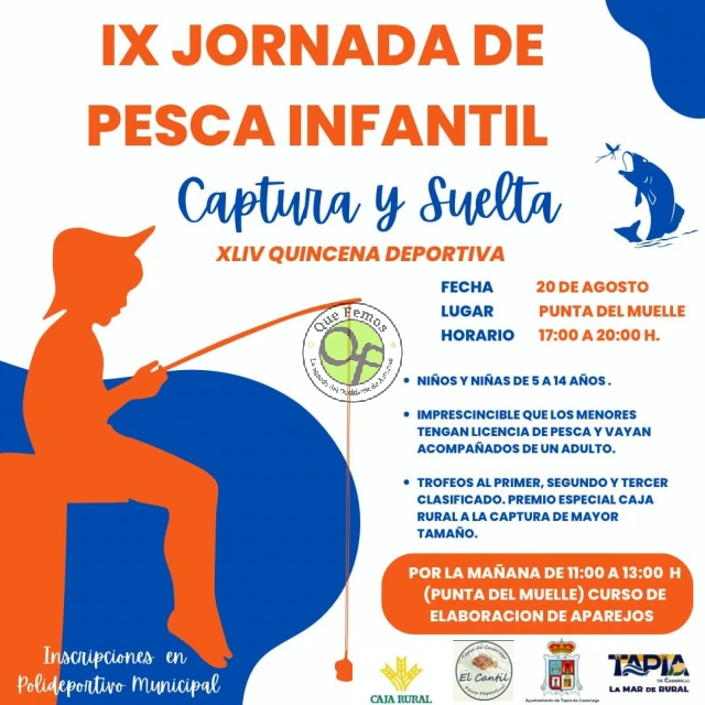 IX Jornada de Pesca Infantil sin muerte en Tapia