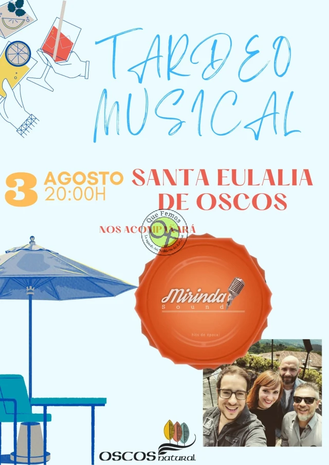 Tardeo musical en Santalla de Oscos con Mirinda Sound