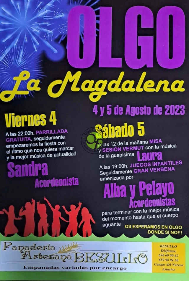 Fiestas de La Magdalena 2023 en Olgo