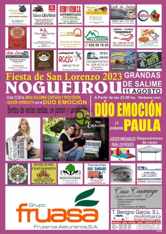 Fiesta de San Lorenzo 2023 en Nogueirou