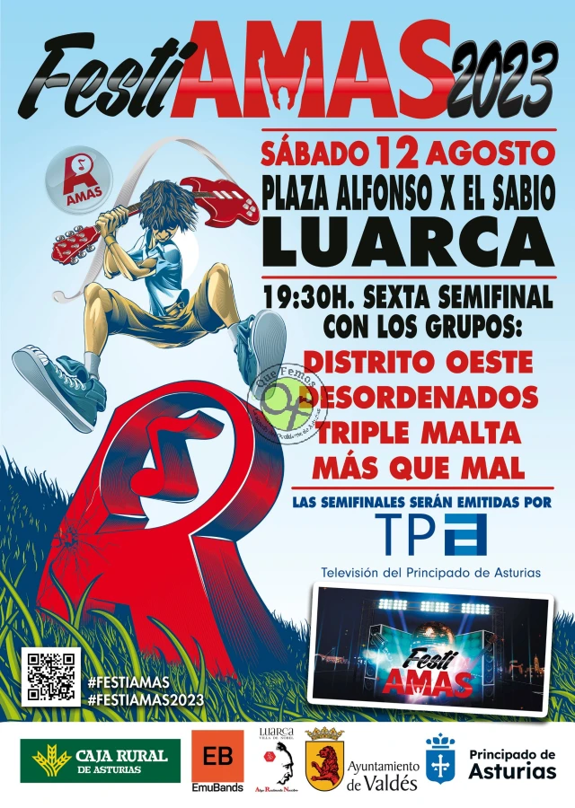 Luarca acogerá la sexta semifinal del FestiAmas 2023