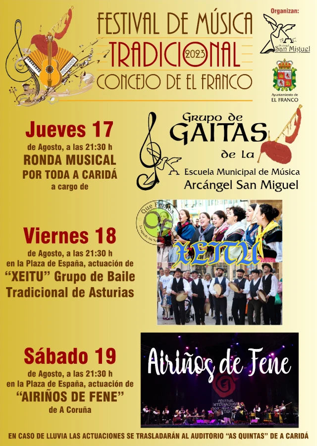 Festival de Música Tradicional 2023 Concejo de El Franco