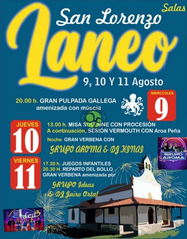 Fiestas de San Lorenzo 2023 en Laneo