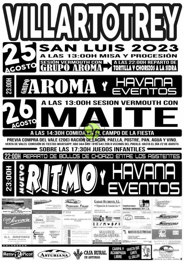 Fiestas de San Luis 2023 en Villartorey