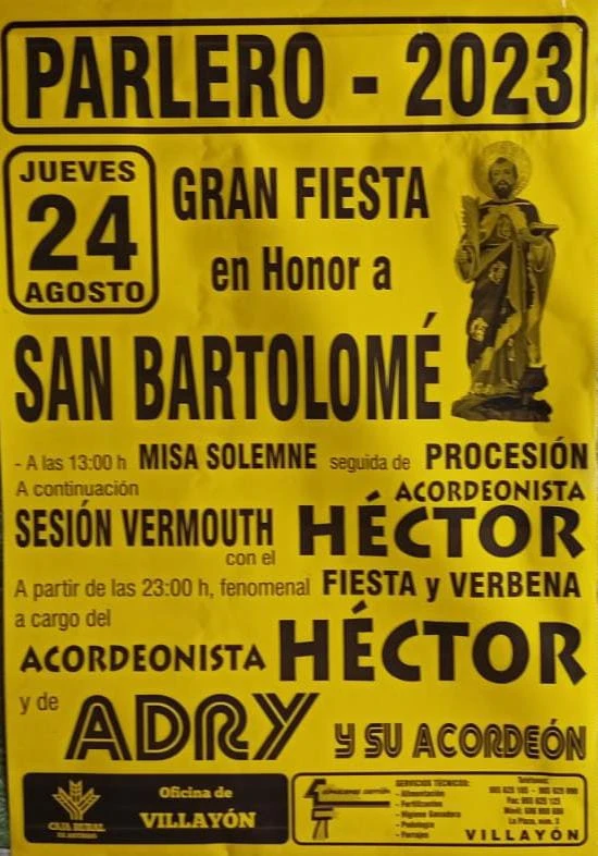 Fiesta de San Bartolomé en Parlero( Villayon)