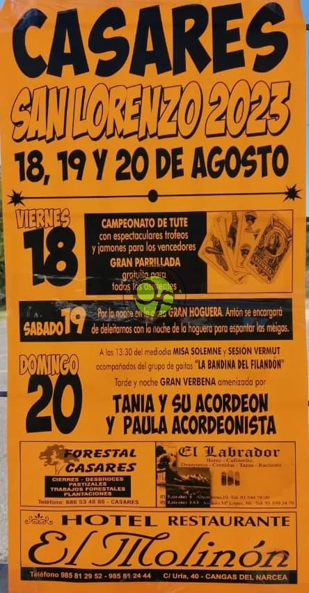 Fiestas de San Lorenzo 2023 en Casares