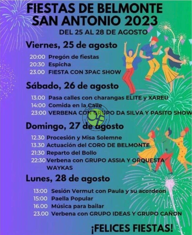 Fiestas de San Antonio 2023 en Belmonte de Miranda