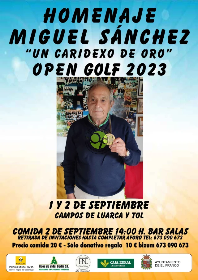 Open de Golf homenaje a Miguel Sánchez 2023 