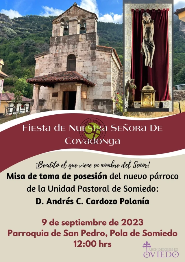 Fiesta de Nuestra Señora de Covadonga en la parroquia de San Pedro de Somiedo
