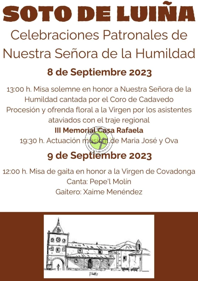Fiestas de Nuestra Señora de la Humildad 2023 en Soto de Luiña