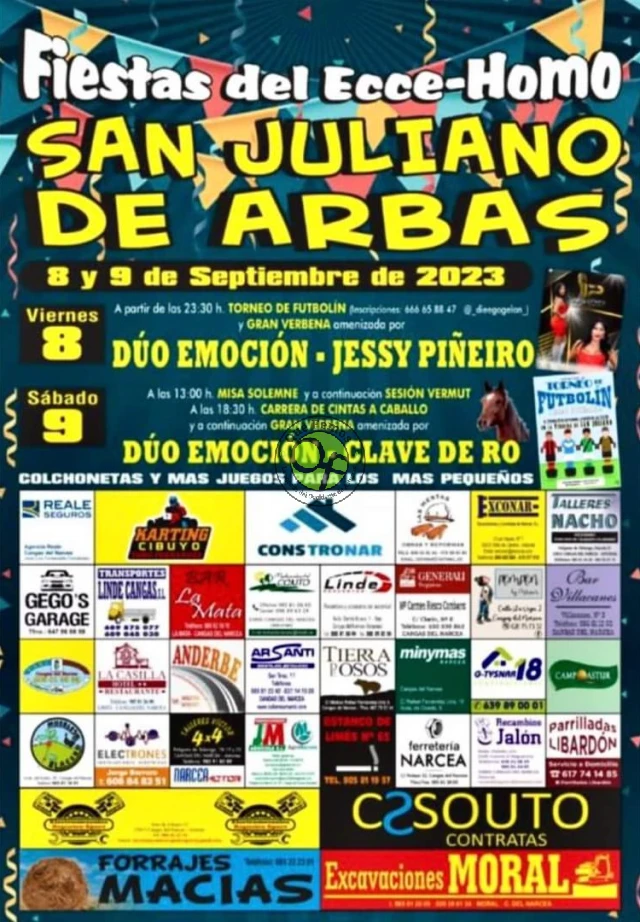 Fiestas del Ecce-Homo 2023 en San Jualiano de Arbás/San Xulianu
