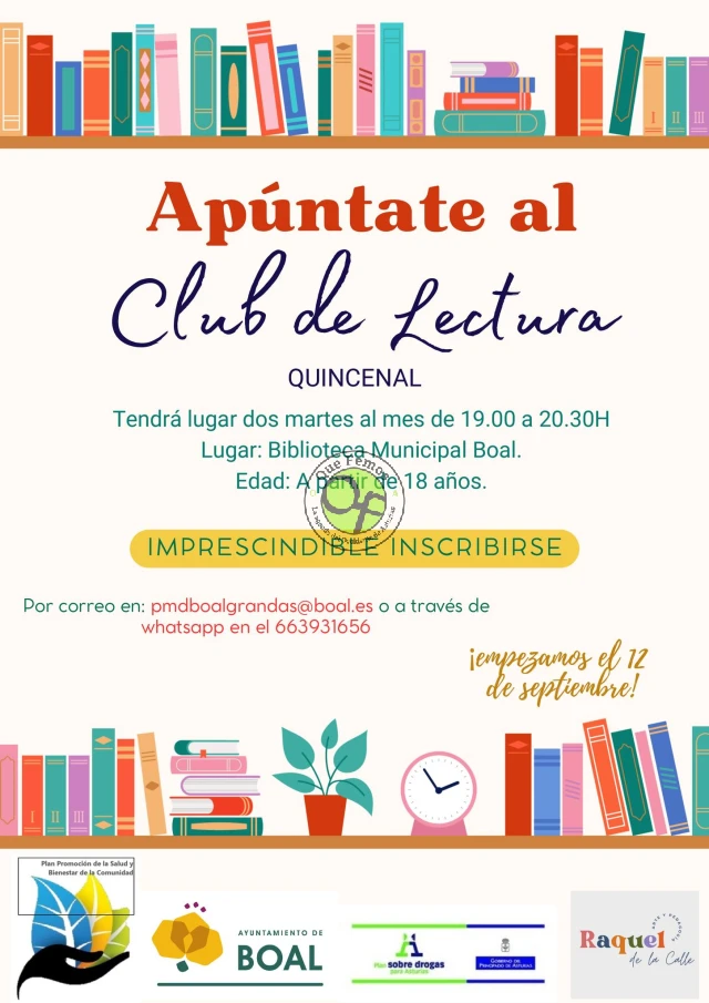 Club de Lectura en la Biblioteca Acevedo y Huelves de Boal