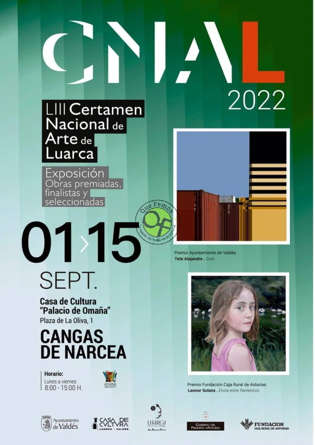Las mejores obras del CNAL 2022 podrán visitarse en Cangas del Narcea