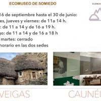 Ecomuseo de Somiedo: horario de invierno 2023-2024