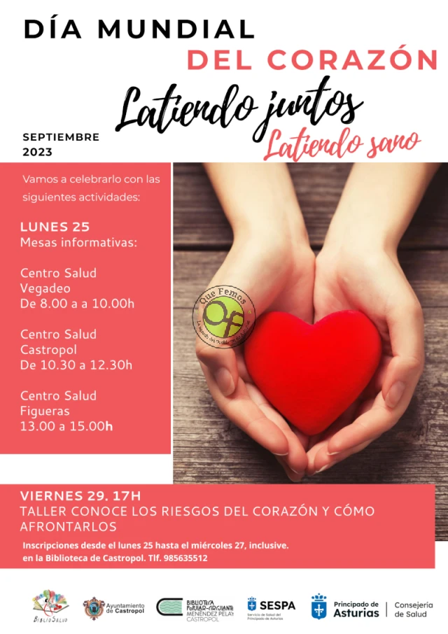 Castropol celebra el Día Mundial del Corazón 2023