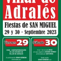 Fiestas de San Miguel 2023 en Villar de Adralés