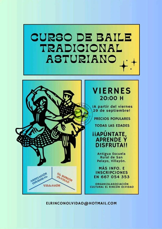 Curso de baile tradicional asturiano en Villayón