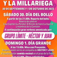Fiestas del Rosario 2023 en La Pereda y La Millariega