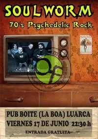 Concierto de Soulworm en el Pub Boite de Luarca
