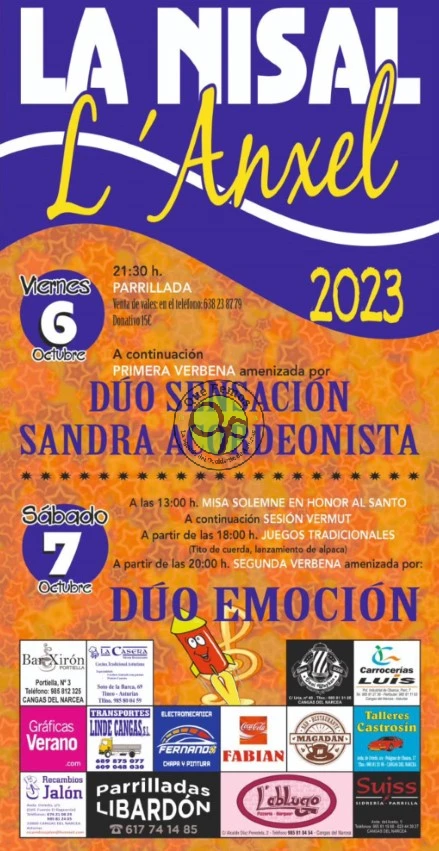 Fiestas L´Anxel 2023 en La Nisal