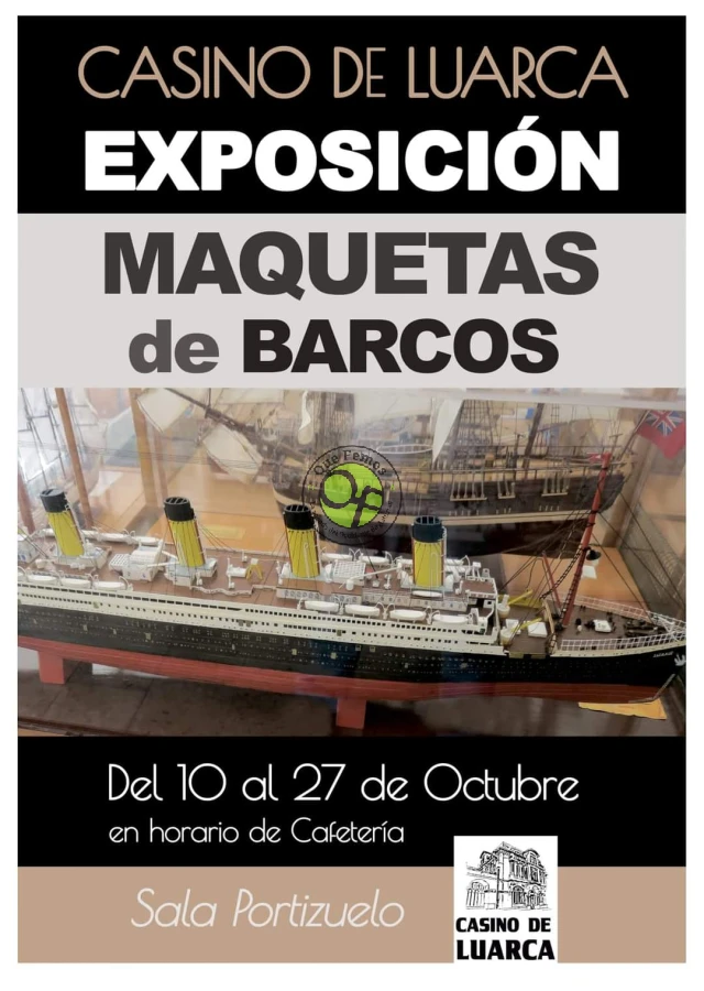 Exposición de maquetas de barcos en Luarca