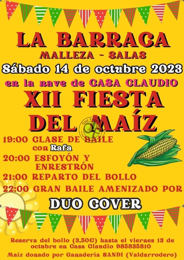  XII Fiesta del Maíz 2023 en La Barraca