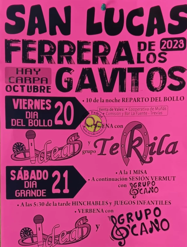 Fiestas de San Lucas 2023 en Ferrera de los Gavitos
