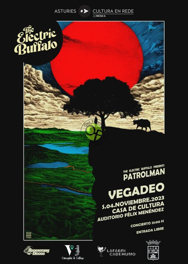 The Electric Buffalo protagoniza un concierto en Vegadeo