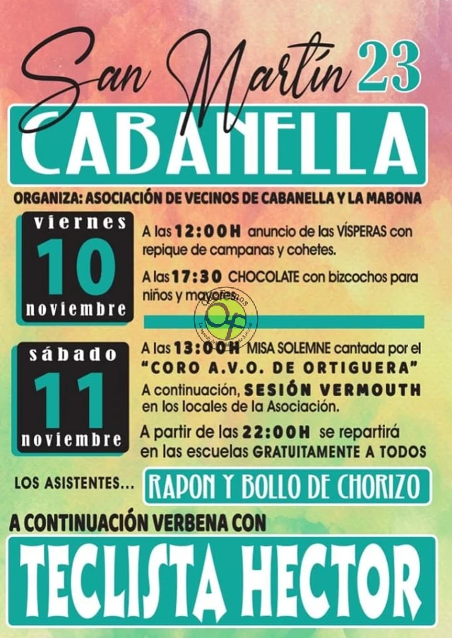 Fiestas de San Martín 2023 en Cabanella