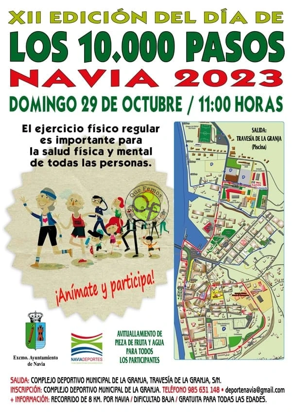 XII Día de los 10.000 Pasos en Navia 2023