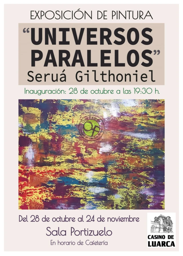 Exposición de pintura de Seruá Gilthoniel en Luarca