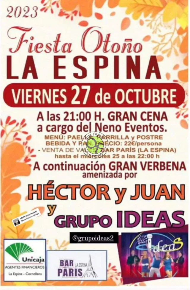 Fiesta de Otoño 2023 en La Espina