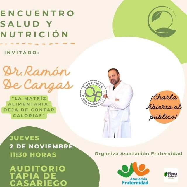 La Asociación Fraternidad organiza el Encuentro Salud y Nutrición en Tapia