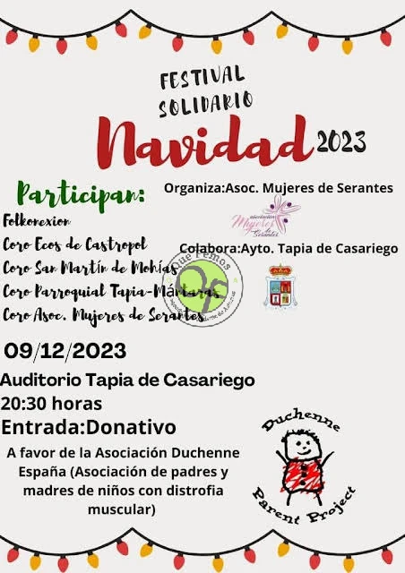 Tapia acoge un gran Festival Solidario de Navidad 2023