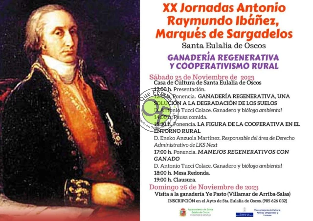 XX Jornadas Antonio Raymundo Ibáñez Marqués de Sargadelos 2023 en Santalla de Oscos