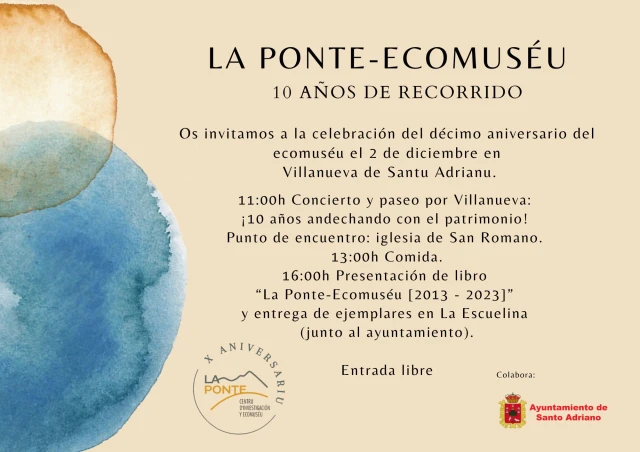 Décimo aniversario La Ponte-Ecomuséu