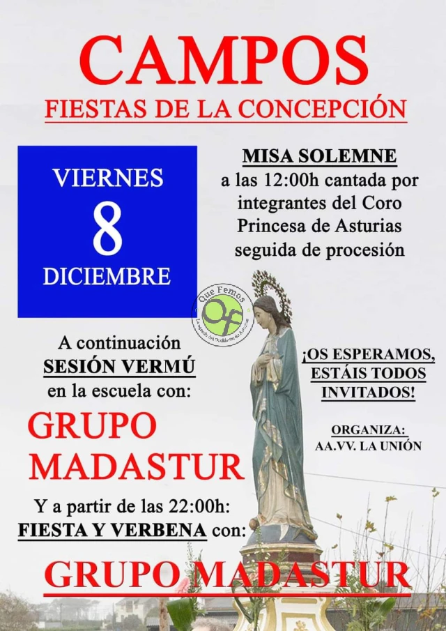 Fiestas de la Concepción 2023 en Campos