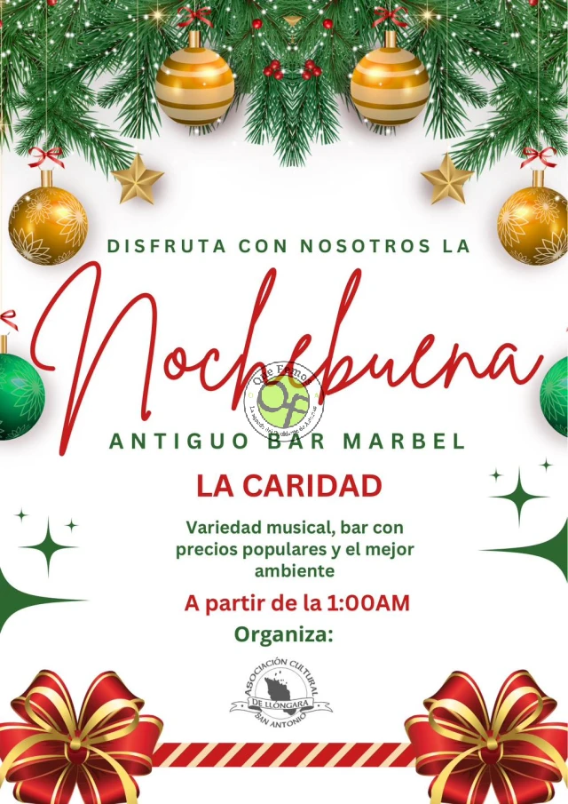 La Asociación Cultural San Antonio de Llóngara vivirá intensamente la Nochebuena