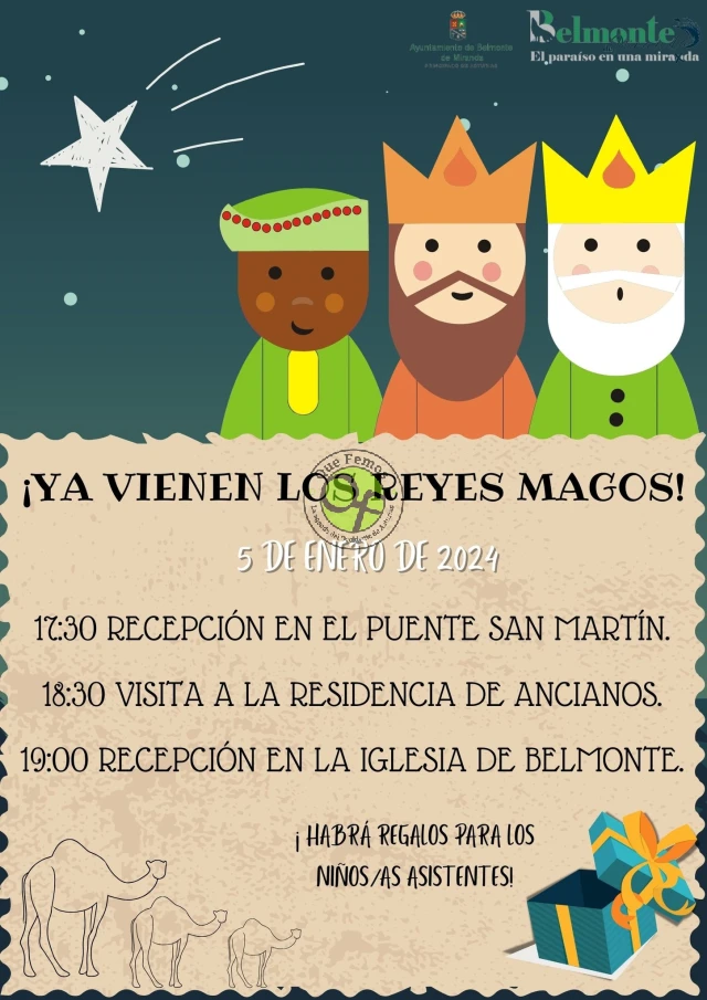 Cabalgata de Reyes 2024 en Belmonte de Miranda