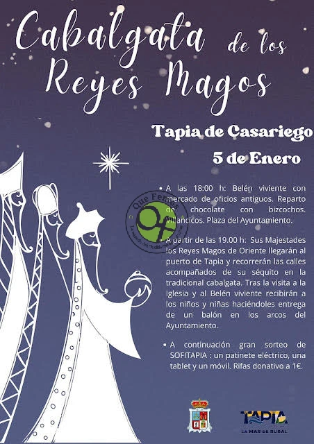 Cabalgata de Reyes 2024 en Tapia de Casariego